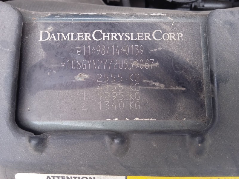 chrysler voyager iv (rg, rs) del año 2002