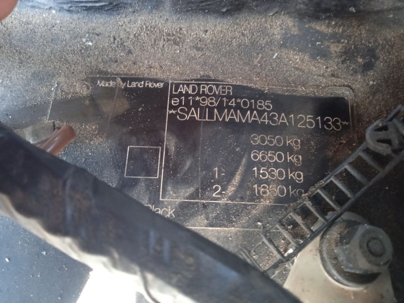 land rover range rover iii (l322) del año 2003