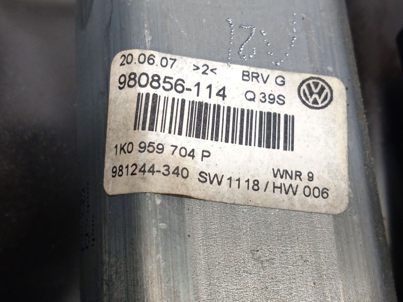 Recambio de elevalunas trasero derecho para volkswagen passat b6 (3c2) 2.0 tdi referencia OEM IAM 1K0959704P  