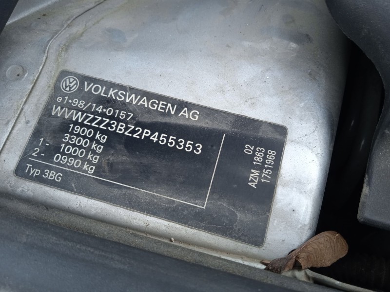 volkswagen passat b5.5 (3b3) del año 2002