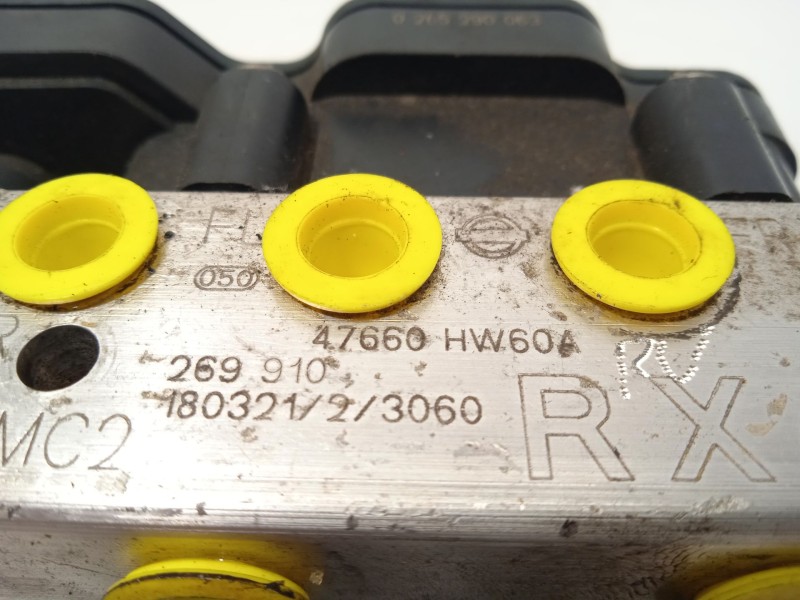 Recambio de abs para nissan qashqai (j11) acenta referencia OEM IAM 47660HW60A 2265106455 269910