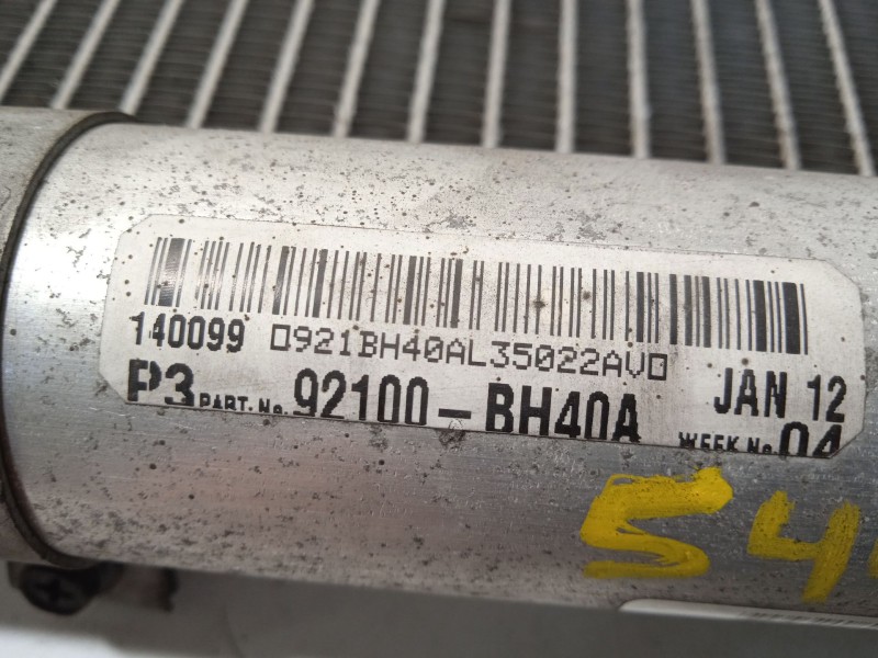 Recambio de condensador / radiador aire acondicionado para nissan juke (f15) 1.6 referencia OEM IAM 92100BH40A  