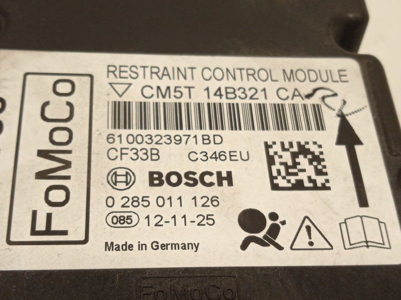 Recambio de centralita airbag para ford focus iii 1.0 ecoboost referencia OEM IAM CM5T14B321CA 1767129 0285011126