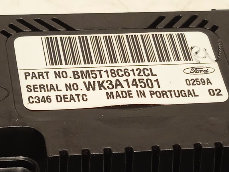 Recambio de mando climatizador para ford focus iii 1.0 ecoboost referencia OEM IAM BM5T18C612CL 1866942 