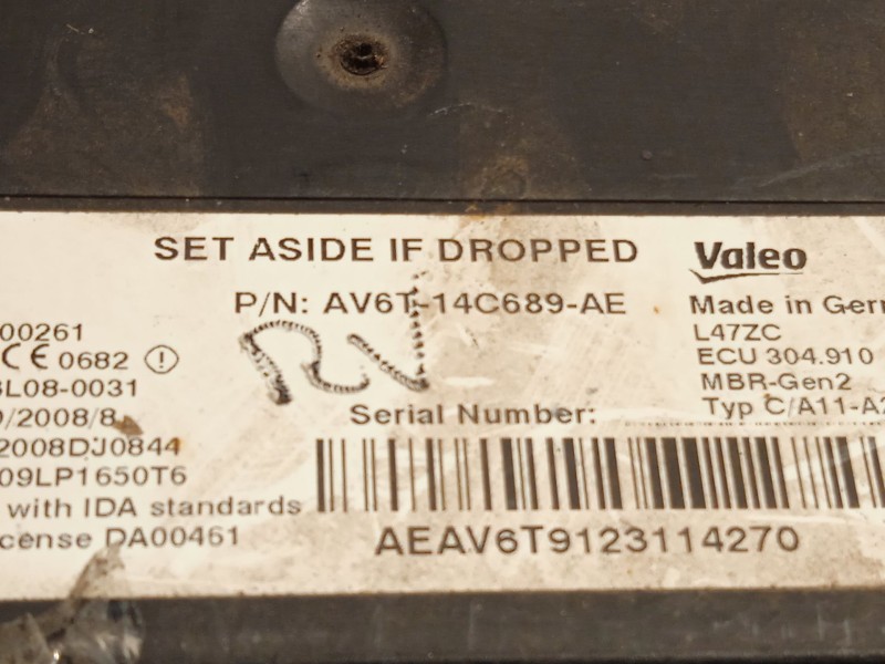 Recambio de modulo electronico para ford focus iii 1.0 ecoboost referencia OEM IAM AV6T14C689AE 1846729 