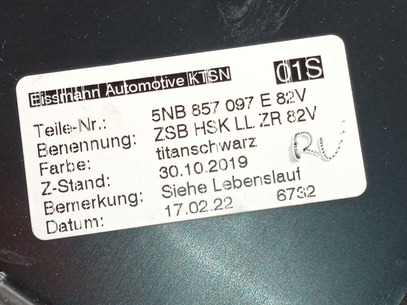 Recambio de guantera para volkswagen tiguan (ad1, ax1) 2.0 tdi referencia OEM IAM 5NB857097E 5NB857114C82V 