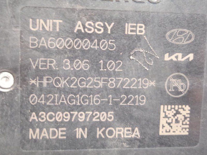 Recambio de abs para kia e - niro hibrido referencia OEM IAM 58500AT050 BA60000405 BA10000405