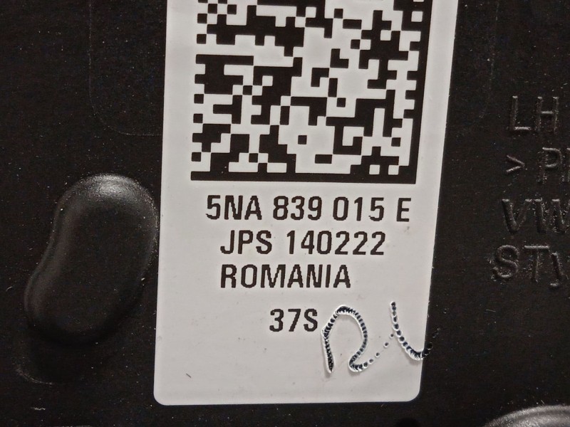 Recambio de cerradura puerta trasera izquierda para volkswagen tiguan (ad1, ax1) 2.0 tdi referencia OEM IAM 5NA839015E  