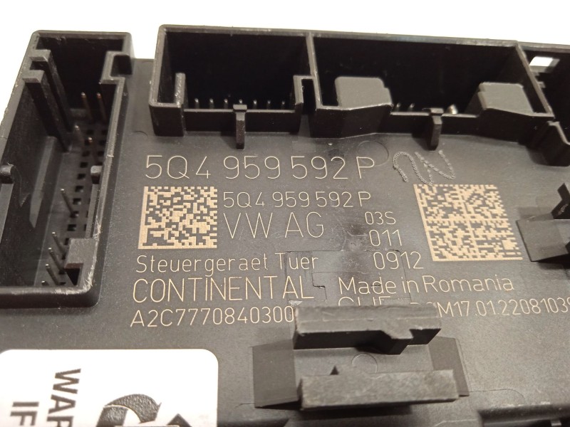 Recambio de centralita confort para volkswagen tiguan (ad1, ax1) 2.0 tdi referencia OEM IAM 5Q4959592P  