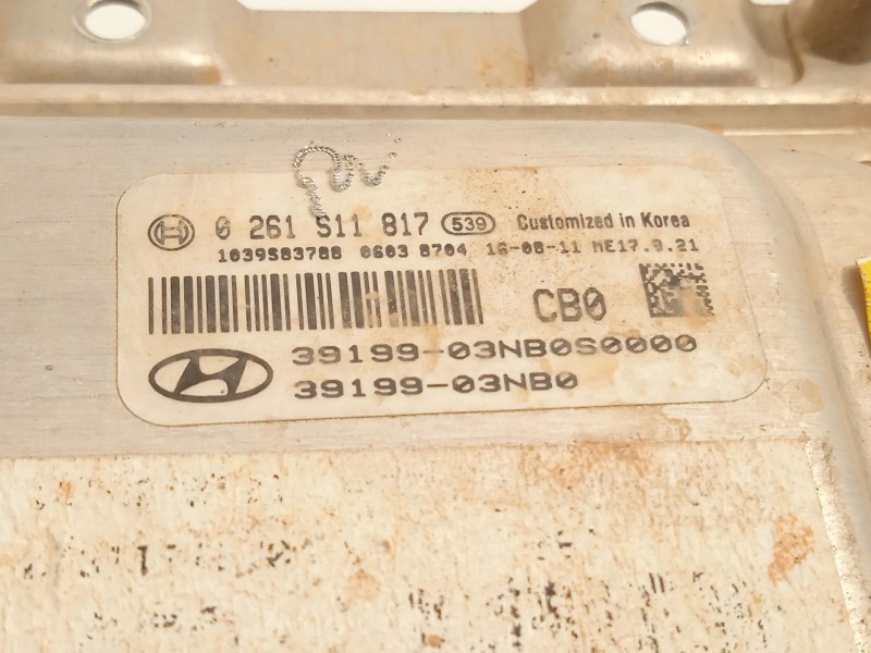 Recambio de centralita motor uce para hyundai i30 (gd) 1.4 referencia OEM IAM 3919903NB0  0261S11817