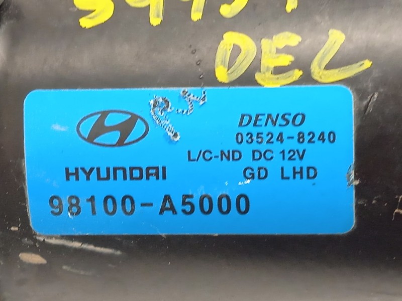 Recambio de motor limpia delantero para hyundai i30 (gd) 1.4 referencia OEM IAM 98100A5000  