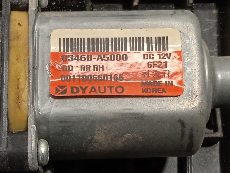 Recambio de elevalunas trasero derecho para hyundai i30 (gd) 1.4 referencia OEM IAM 83480A6020 83460A5000 