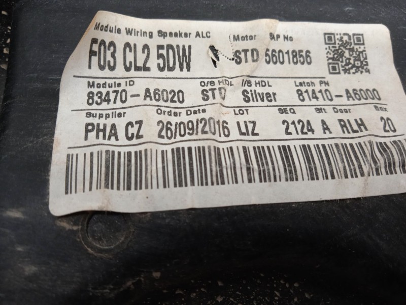 Recambio de elevalunas trasero izquierdo para hyundai i30 (gd) 1.4 referencia OEM IAM 83470A6020 83450A5000 