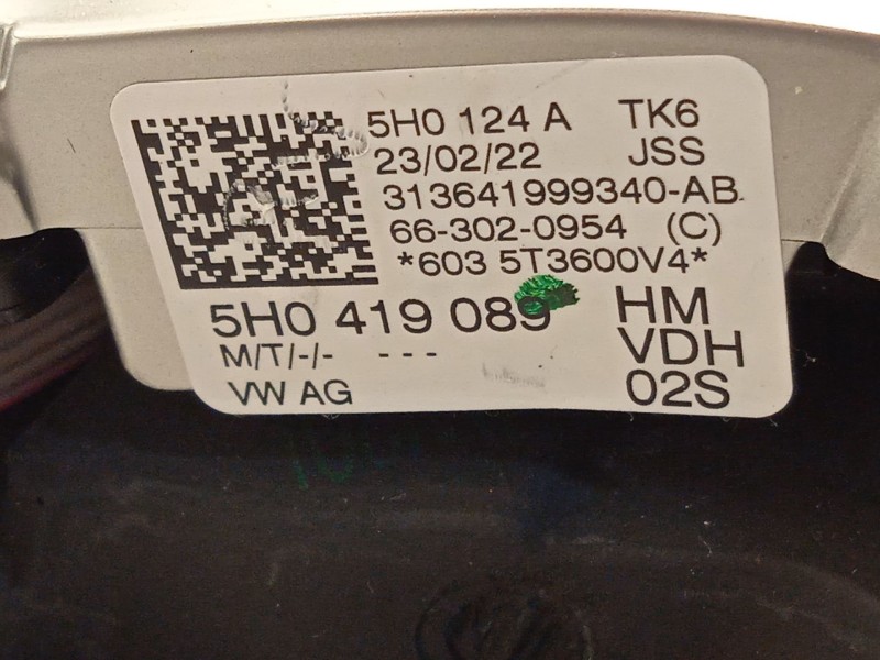 Recambio de volante para volkswagen tiguan (ad1, ax1) 2.0 tdi referencia OEM IAM 5H0419089HM 5H0419089HMVDH 