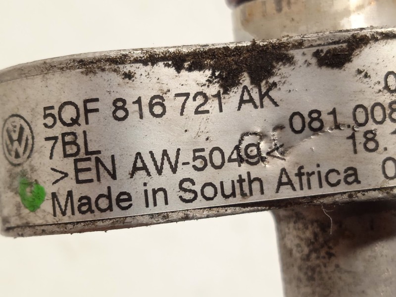 Recambio de tubos aire acondicionado para volkswagen tiguan (ad1, ax1) 2.0 tdi referencia OEM IAM 5QF816721AK  