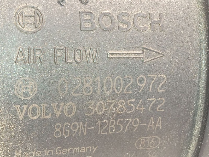 Recambio de caudalimetro para volvo s80 ii (124) d5 referencia OEM IAM 30785472  0281002972