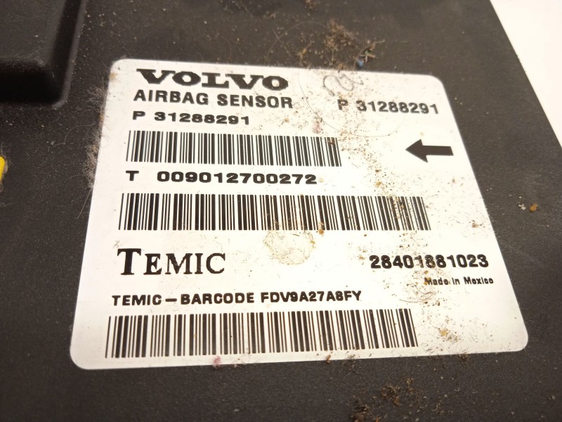 Recambio de centralita airbag para volvo s80 ii (124) d5 referencia OEM IAM P31288291 31288291 28401881023
