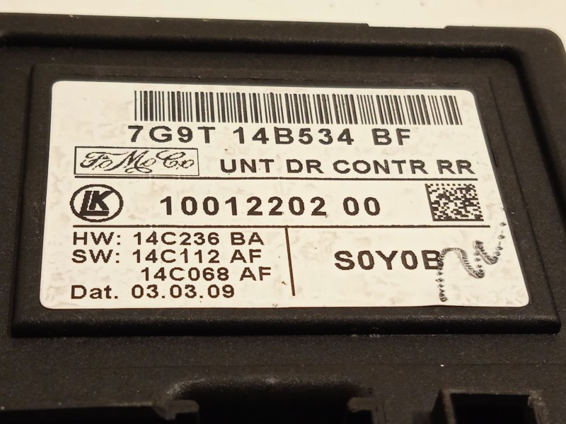 Recambio de centralita confort para volvo s80 ii (124) d5 referencia OEM IAM 7G9T14B534BF  