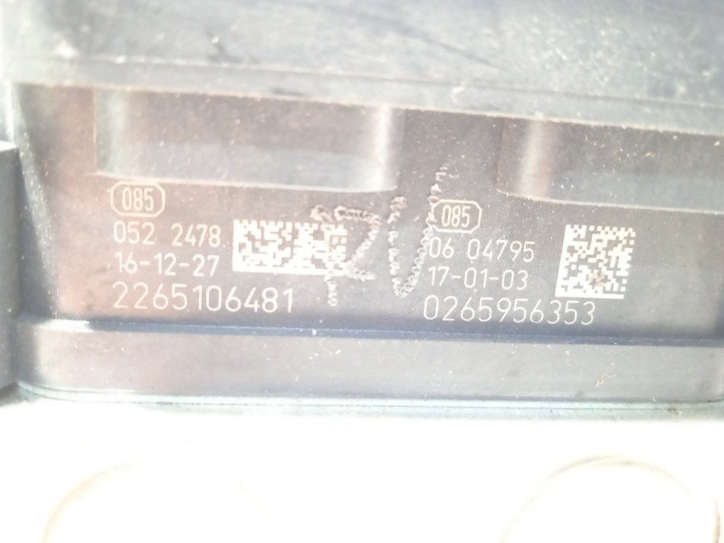 Recambio de abs para peugeot 3008 allure referencia OEM IAM 9812786180 2265106539 269959