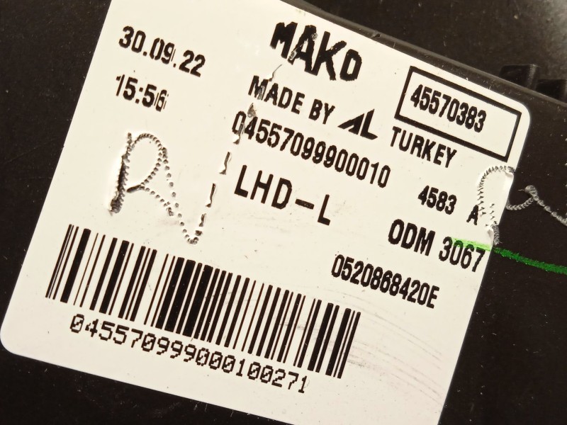 Recambio de faro izquierdo para peugeot bipper tepee 1.3 hdi 80 referencia OEM IAM 45570383 1634151680 0520868420E