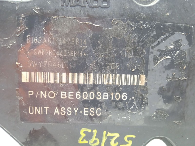 Recambio de abs para hyundai ix35 comfort 2wd referencia OEM IAM 589202Y350 BE6003B106 BH6013I001