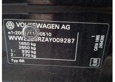 volkswagen polo v (6r1, 6c1) del año 2009 2