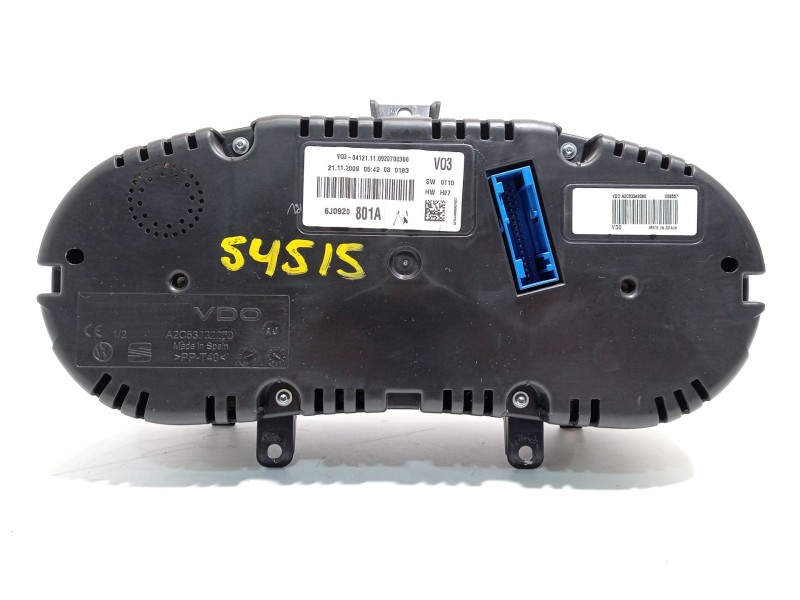 Recambio de cuadro instrumentos para seat ibiza iv (6j5, 6p1) 1.6 tdi referencia OEM IAM 6J0920801A  A2C53349080