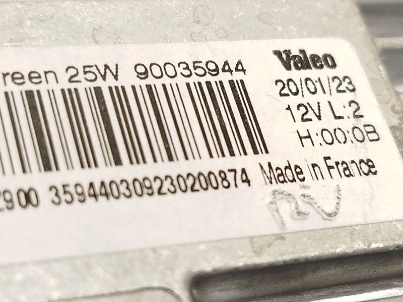 Recambio de centralita faros xenon para peugeot traveller autobús (v_) 1.5 bluehdi 100 referencia OEM IAM 90035944 9806086580 