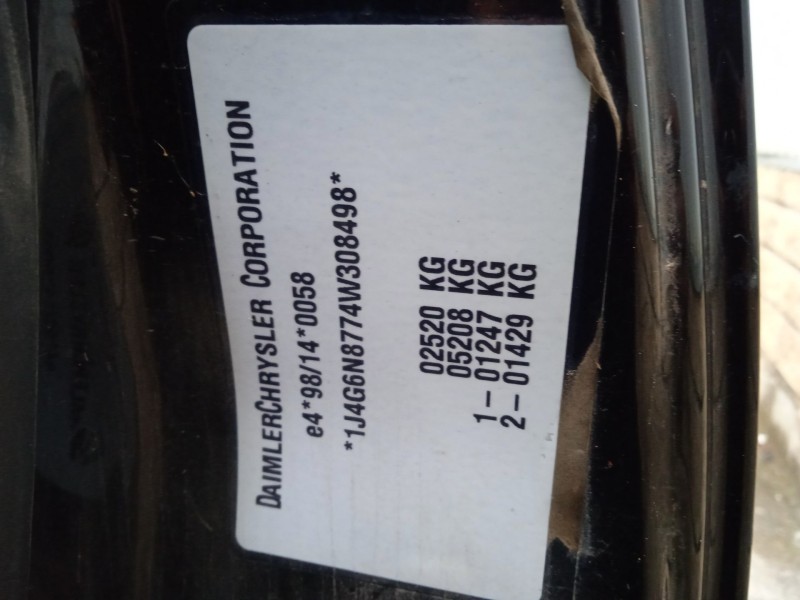 jeep cherokee (kj) del año 2004