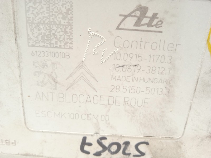 Recambio de abs para citroën ds3 cabrio style referencia OEM IAM 9678416280 10091511703 10022000674