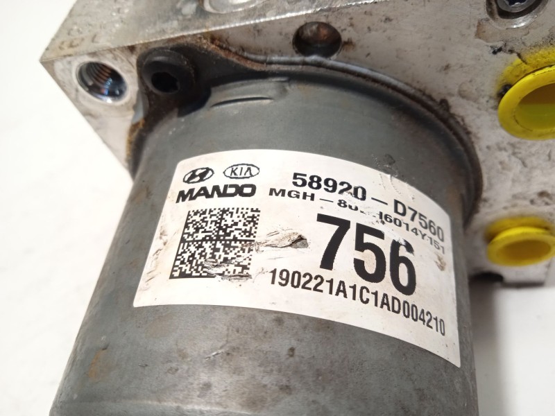 Recambio de abs para hyundai tucson (tl, tle) 1.6 crdi referencia OEM IAM 58920D7560 BE6009Y101 BH6014Y151