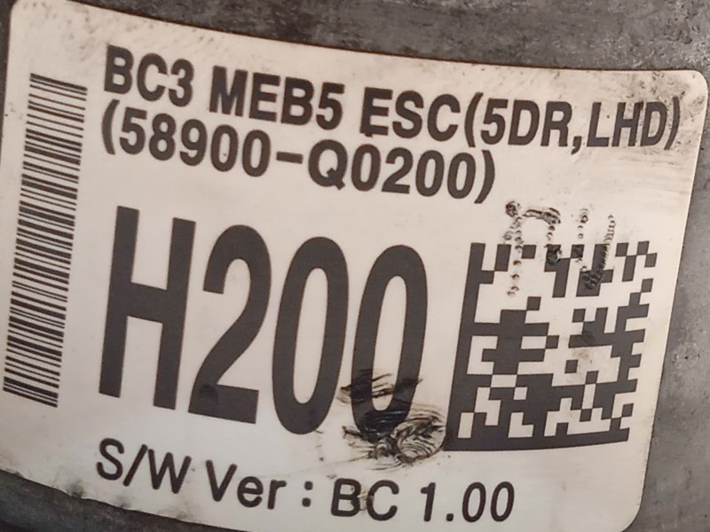 Recambio de abs para hyundai i20 20 ( bc3/bi3desde 08/20 ) referencia OEM IAM 58910Q0200 6158941600 Q058920500