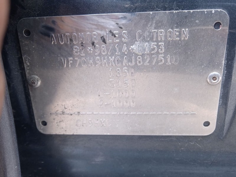 citroën xsara picasso (n68) del año 2011