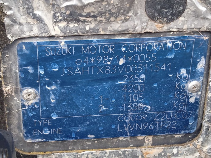 suzuki grand vitara i (ft, ht) del año 2006