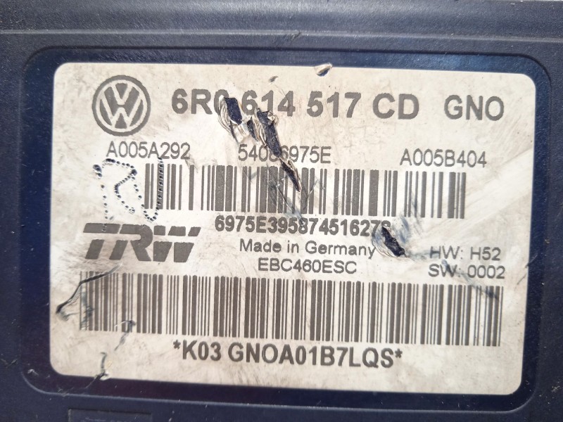 Recambio de abs para seat toledo iv (kg3) 1.6 tdi referencia OEM IAM 6R0614517CD A005A292 54086975E