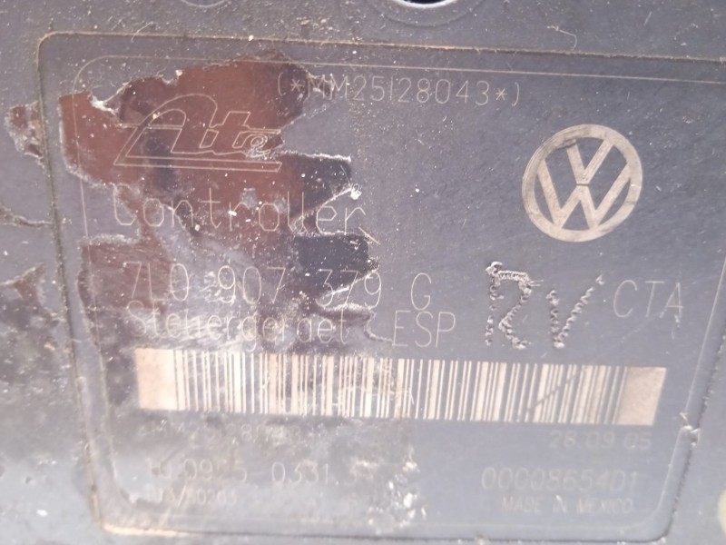 Recambio de abs para volkswagen touareg (7la) tdi r5 referencia OEM IAM 7L0614111H 10092503313 7L0907379G