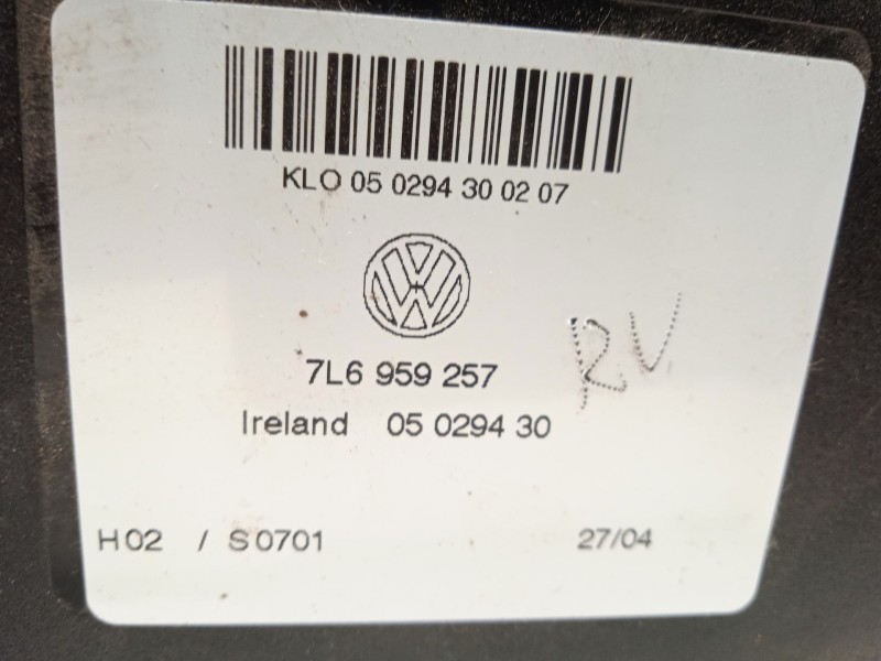 Recambio de modulo electronico para volkswagen touareg (7la, 7l6, 7l7) 5.0 v10 tdi referencia OEM IAM 7L6959257  