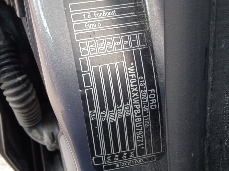 ford c-max ii (dxa/cb7, dxa/ceu) del año 2011