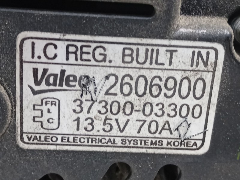 Recambio de alternador para hyundai i20 i (pb, pbt) 1.2 referencia OEM IAM 3730003300  2606900