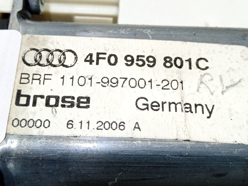 Recambio de elevalunas trasero izquierdo para audi a6 c6 (4f2) 2.7 tdi referencia OEM IAM 4F0959801C  4F0839461B