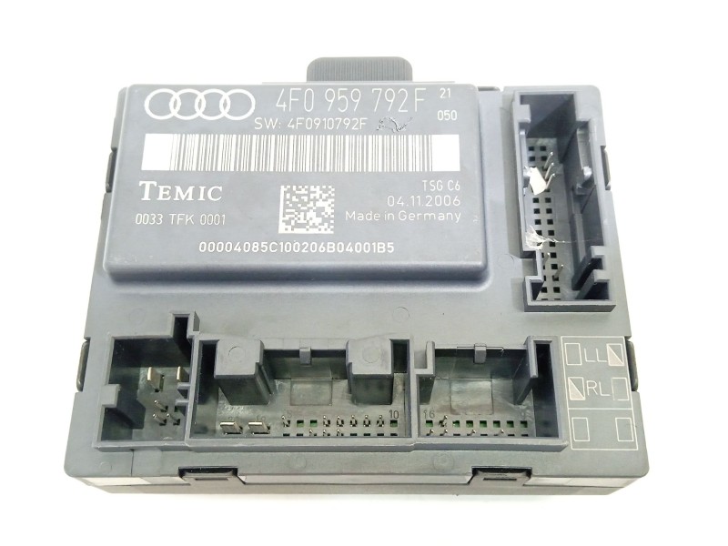 Recambio de centralita cierre para audi a6 c6 (4f2) 2.7 tdi referencia OEM IAM 4F0959792F 4F0910792F 