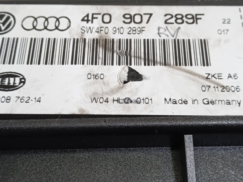 Recambio de modulo electronico para audi a6 c6 (4f2) 2.7 tdi referencia OEM IAM 4F0907289F  4F0910289F