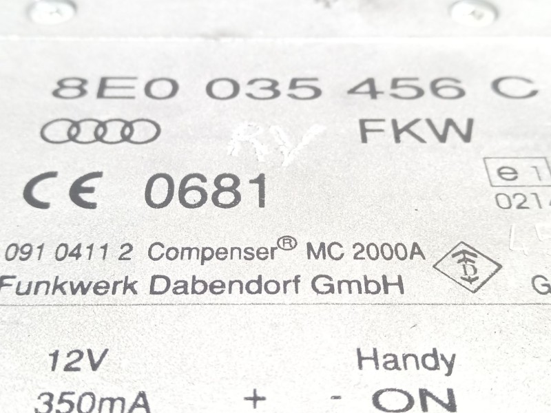 Recambio de modulo confort para audi a6 c6 (4f2) 2.7 tdi referencia OEM IAM 8E0035456C  