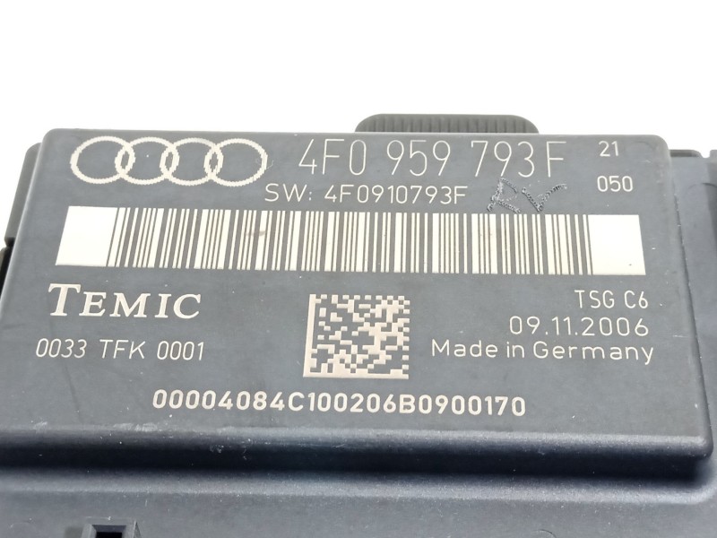 Recambio de centralita cierre para audi a6 c6 (4f2) 2.7 tdi referencia OEM IAM 4F0959793F 4F0910793F 