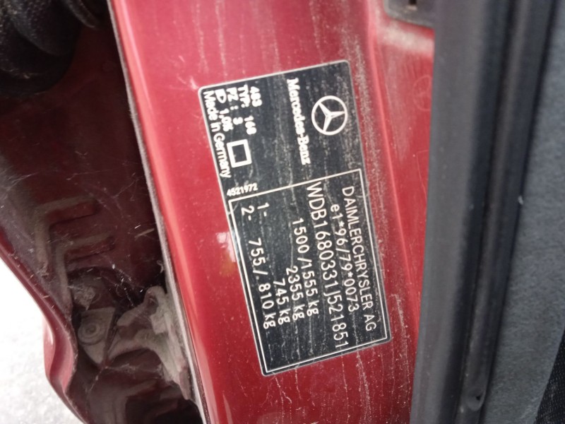 mercedes-benz clase a (w168) del año 2001