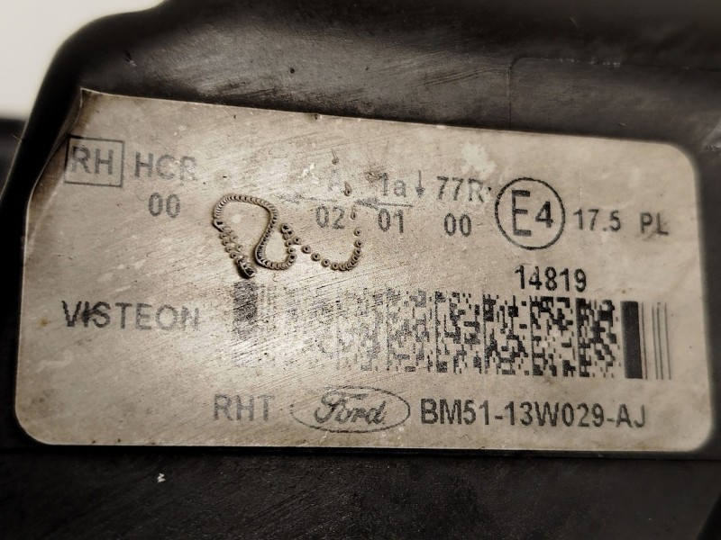 Recambio de faro derecho para ford focus iii 1.6 tdci referencia OEM IAM BM5113W029AJ 1873925 