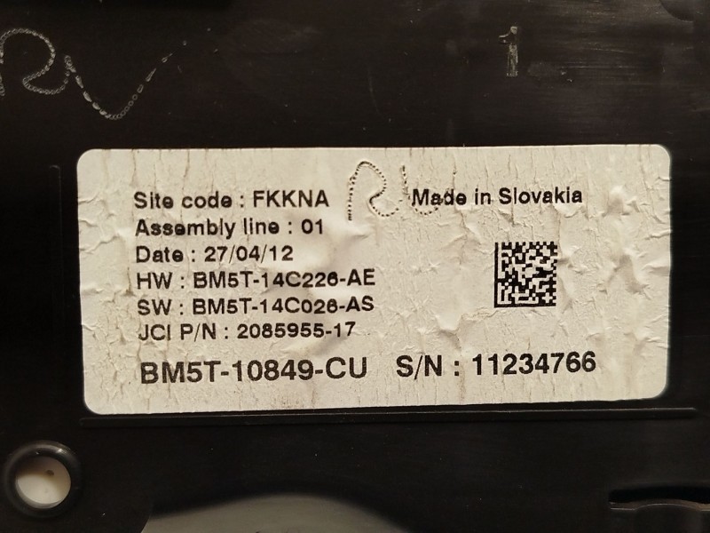 Recambio de cuadro instrumentos para ford focus iii 1.6 tdci referencia OEM IAM BM5T10849CU 1879756 