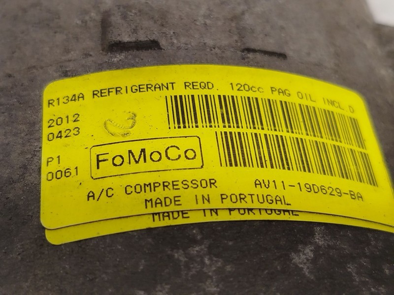 Recambio de compresor aire acondicionado para ford focus iii 1.6 tdci referencia OEM IAM AV1119D629BA 2025775 