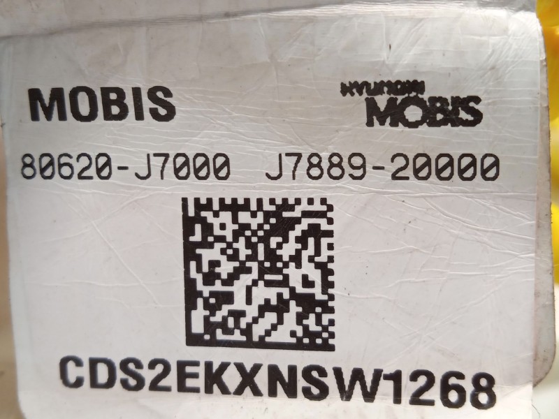 Recambio de airbag lateral delantero derecho para kia ceed (cd) 1.0 t-gdi referencia OEM IAM 80620J7000  