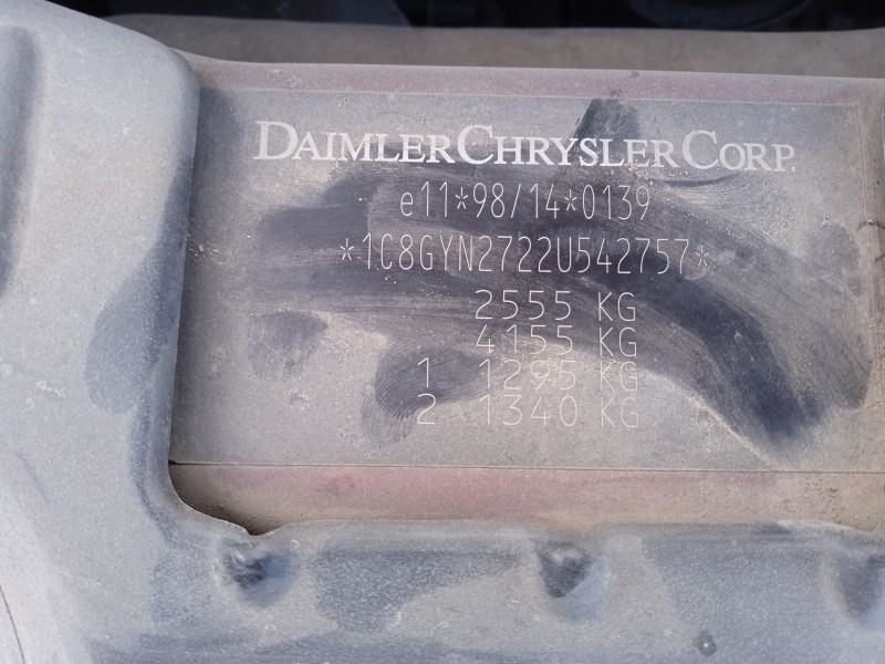 chrysler voyager iv (rg, rs) del año 2002